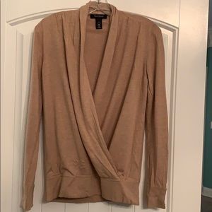 White House Black Market Wrap Front Sweater